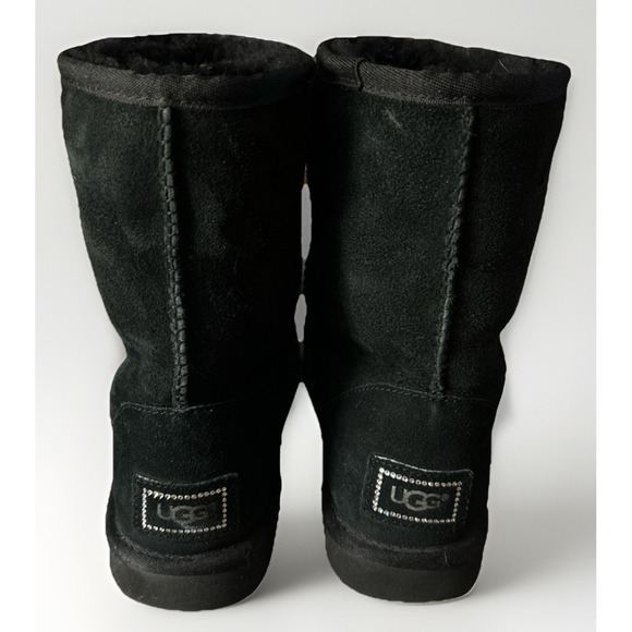UGG Classic Short Bling Black Women's 1003890 Boots Size US 7 Rhinestone Cozy - Picture 2 of 9